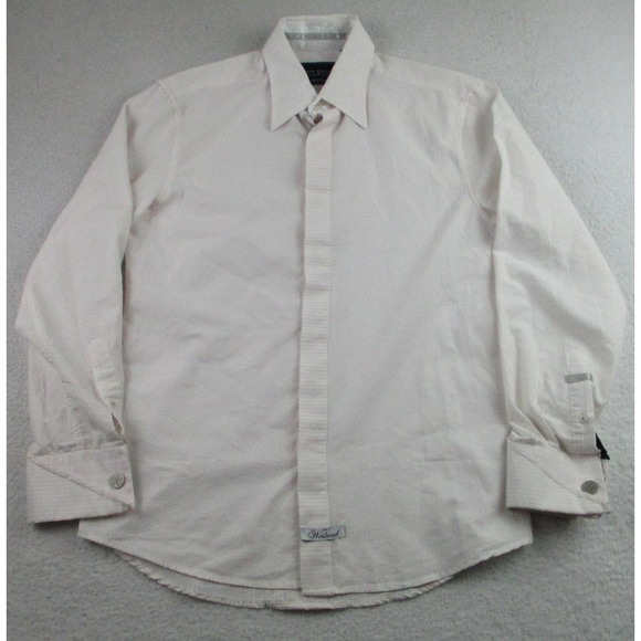 Scott Weiland Shirt Mens Large Striped Long Sleeve Dress English Laundry - Picture 1 of 11
